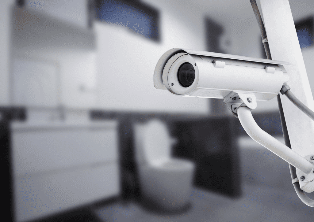 never install a camera in bathrooms